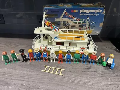 Buy Playmobil House Boat 1798 Fishermen Bateau Ship 1970s • 97£