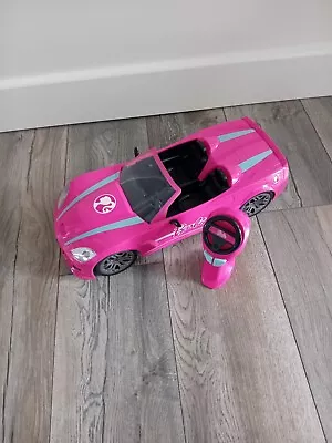 Buy Barbie Remote Control Convertible Dream Car Pink Mattel Vgc • 9.95£