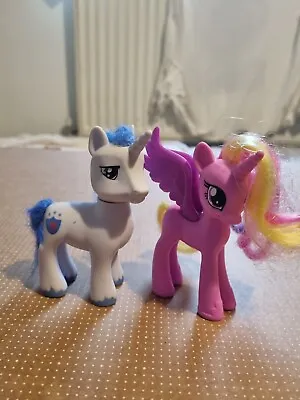 Buy My Little Pony Princess Cadance And Shining Armour Brushable Set • 15£