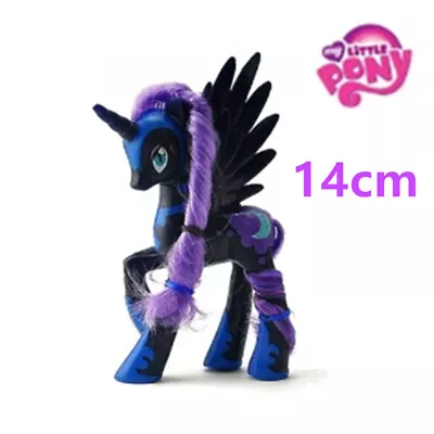Buy New 14cm My Little Pony Brushable NIGHTMARE MOON Princess PVC Model Toy Kid Gift • 5.90£