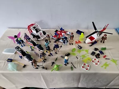 Buy Playmobil Ghostbusters Job Lot Rare Items Helicopter Boat Bikes Figures Etc • 59.95£