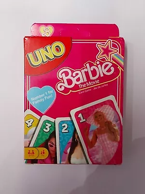 Buy UNO Barbie The Movie Card Game Inspired The Travel Camping And Part Mattel Games • 8.99£