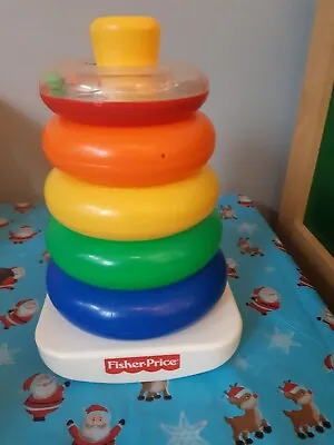 Buy Fisher-Price Rock-a-Stack Baby Toy, Classic Roly-Poly Ring Stacking Toy  • 4.90£