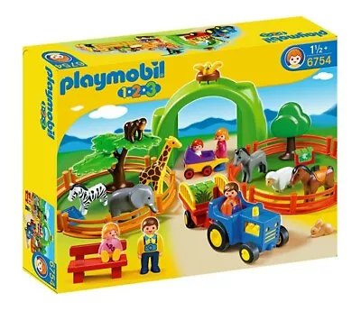 Buy Playmobil 6754 123 Farm / Zoo Playset In Original Box Complete. • 64.90£