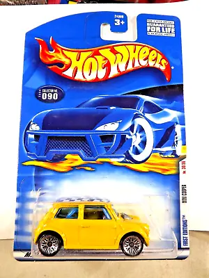 Buy 2000 Hot Wheels #90 First Edition 30/36 MINI COOPER Yellow W/Chrome Lace Spokes • 8.50£