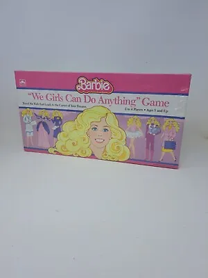 Buy Barbie We Girls Can Do Anything Game Vintage 1986 Board Game *ULTRA RARE* • 24.10£