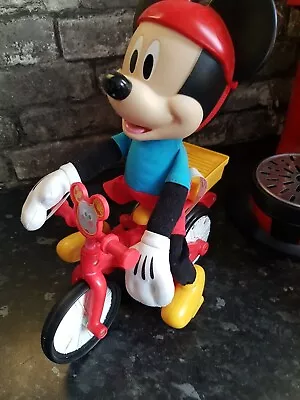 Buy 2015 Fisher Price Mattel Mickey Mouse Silly Wheelie 12 Inch Moving Talking Toy • 24£