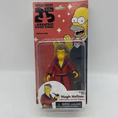 Buy Simpsons 25th Anniversary Series 1 Hugh Hefner Figure 5 Inch New Sealed • 19.99£