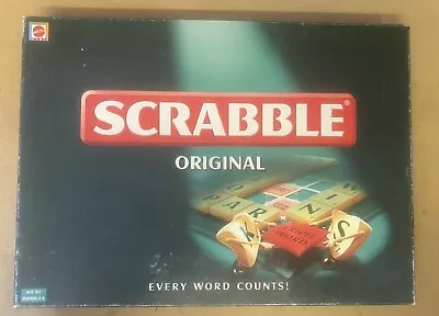 Buy Vintage Scrabble Board Game Mattel 1999 100% Complete Vgc • 6.55£