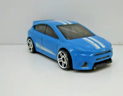 Buy Hot Wheels Ford Focus Rs St In Blue White Stripe 2016 Malaysia 1:64 83 • 4.99£