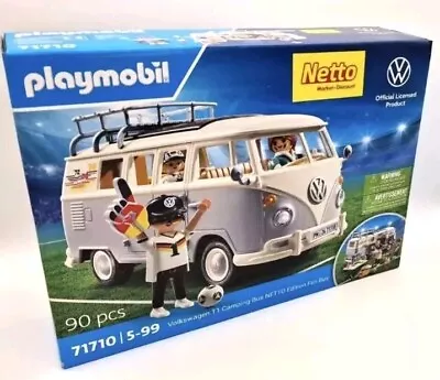 Buy PLAYMOBIL 71710 Volkswagen T1 Camping Bus NET Edition Fan Bus EM 2024 • 46.24£