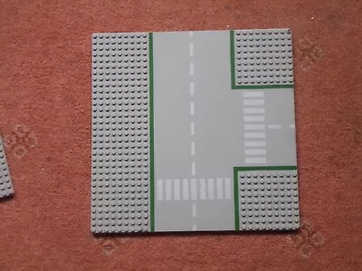 Buy Vintage Lego Road Plate - Striaght With Junct 2 Crossings Good Con 2 Available • 4.50£