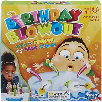 Buy Hasbro Gaming Birthday Blowout Childrens Family Kids Fun Party Game Ages 4+ New • 12.99£