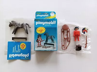 Buy Vintage Playmobil 2951 Indian & Horse Schaper Us Exclusive 1983 Playpeople - New • 4.99£