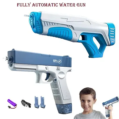 Buy Electric Water Guns Pistol For Adults Children Summer Pool Beach Toy Outdoor Hot • 10.33£