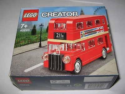 Buy LEGO CREATOR No. 40220  Red Double Decker Bus (2016) Assembled With Box & Manual • 9.50£