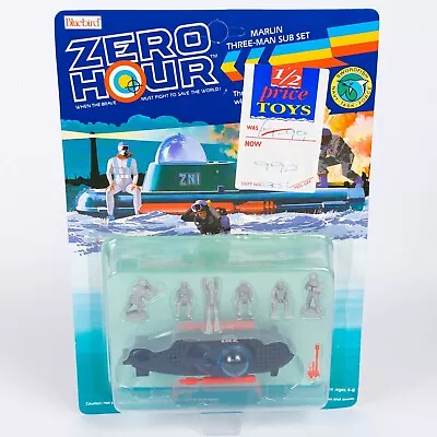 Buy MOC Vintage 1989 Bluebird Toys Zero Hour - Marlin 3-Man Sub Set • 45£