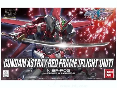 Buy Bandai HG 1/144 Gundam Astray Red Frame [Flight Unit] [4573102556028] • 23.74£