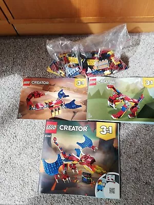 Buy LEGO Creator 3in1: Fire Dragon (31102)  • 10.25£