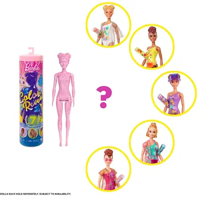 Buy Barbie Colour Reveal Doll With 7 Surprises 4 Mystery Bags • 17.99£