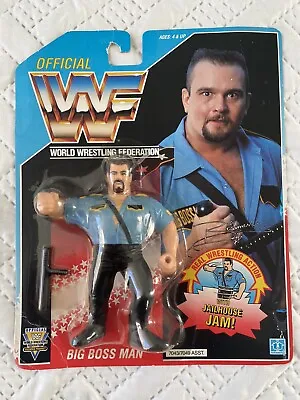 Buy 1992 Big Boss Man WWF - Hasbro - Series 3 - MOC - Wrestling Figure • 150£