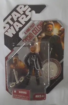 Buy Star Wars A-wing Pilot Tycho Celchu 30th Anniversary #44 Figure + Exclusive Coin • 29.99£