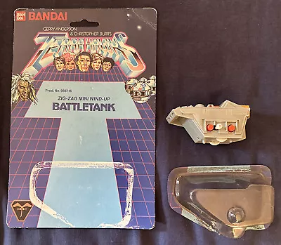 Buy Bandai Terrahawks Zig Zag Mini Wind Up Battletank With Card 988716 1983 • 25£