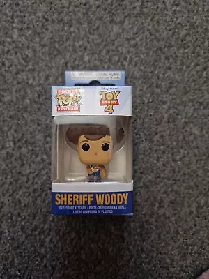 Buy Funko Pocket Pop! Keychain | Toy Story 4 | Sheriff Woody • 2£