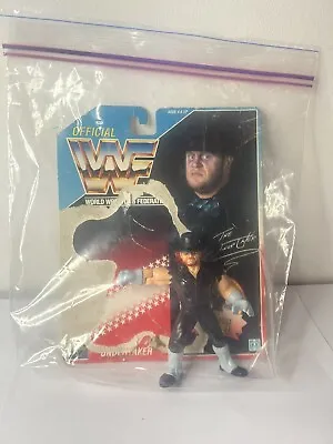 Buy 1991 Wwf The Undertaker Hasbro Wrestling Figure Wwe Series 4 And Backing Card • 49.99£