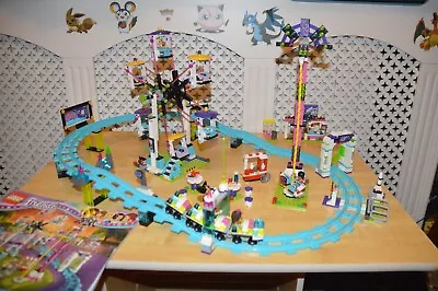 Buy LEGO Friends 41130 - Amusement Park Roller Coaster And Big Wheel  100 % Complete • 46.99£