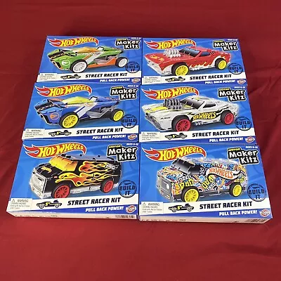 Buy Hot Wheels Motor Maker Kitz Street Racer Kit - Full Collection Of 6! New • 37.80£