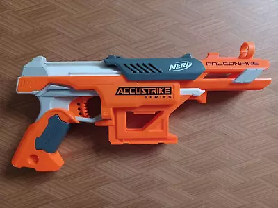 Buy Nerf Accustrike Falconfire With 55 Bullets Refill • 10£