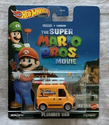 Buy Hot Wheels Premium Super Mario Bros Movie Plumbers Van !!! • 17£