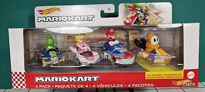 Buy Hw Mario Kart 4-pack, Princess Peach P-wing, Orange Shy Guy,  Mario, Yoshi -rare • 49.99£