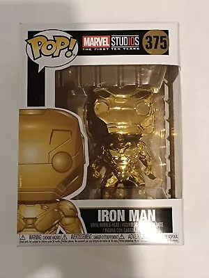 Buy Funko Pop Marvel The First Ten Years Gold Iron Man #375 • 7.50£