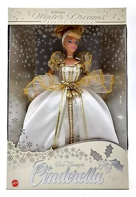 Buy 1997 Walt Disney's Winter Dreams Cinderella Doll / Mattel 18505, NrfB • 76.98£