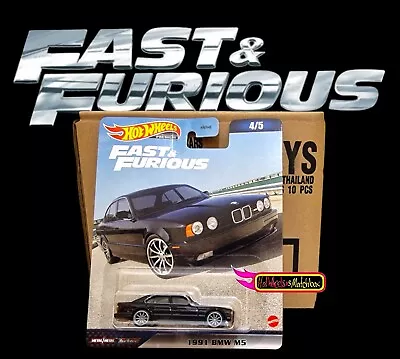 Buy Hot Wheels 1991 BMW M5 FAST AND FURIOUS PREMIUM D CASE 2023 • 12£