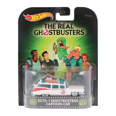 Buy The Real Ghostbusters Ecto-1 Cartoon Car Hot Wheels 1/64 • 35.99£