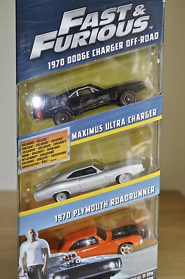 Buy Fast And Furious Vehicles - 1:55 Scale -' Dom's Torque Pack'- Deluxe -new/sealed • 29.99£