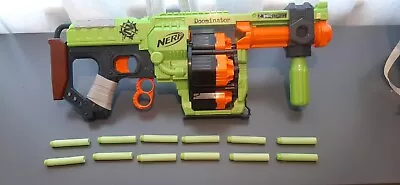 Buy NERF Zombie Strike Doominator Blaster With 12 Bullets - Tested, Great Condition • 9.95£