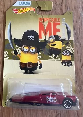 Buy Hot Wheels Dispicable Me Minion Made Slikt Back 4/6 • 2.50£