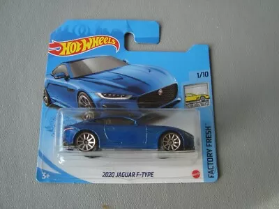 Buy Hot Wheels Jaguar F Type In Metallic Blue  MINT ON SHORT CARD • 3.50£
