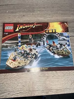 Buy Lego (7197) Indiana Jones: Venice Canal Chase - Instructions Only • 9.70£