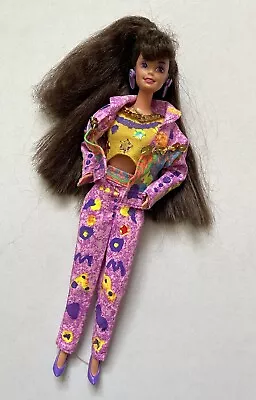 Buy Barbie Paint N Dazzle Brown Hair • 41.19£