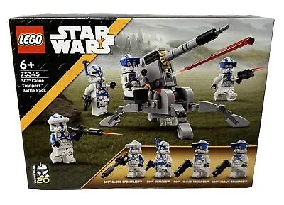 Buy Lego Star Wars 75345, 501st Clone Troopers Battle Pack Set, Brand New & Sealed • 19.99£