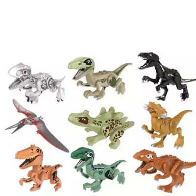 Buy 12x Dinos Jurassic World Lego Dinosaur Tyrannosaurus TRex Raptor Park Xmas Toy • 14.14£