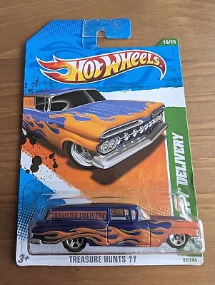 Buy Hot Wheels '11 Chevy Delivery Treasure Hunt - Long Card • 6.99£