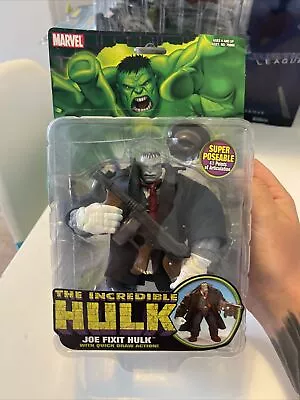 Buy 2004 Toy Biz Toybiz Marvel Incredible Hulk Mister Joe Fixit MR Grey Gray   • 149.95£