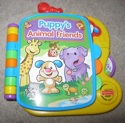 Buy Fisher-Price Puppy's Animal Friends Interactive Book Lights, Sounds. • 2.99£