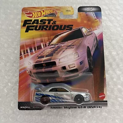 Buy Hot Wheels Retro Fast & Furious. Paul Walker's  Nissan Skyline GT-R R34 Premiumm • 34.99£